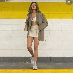 Tommy Hilfiger large khaki linen blazer